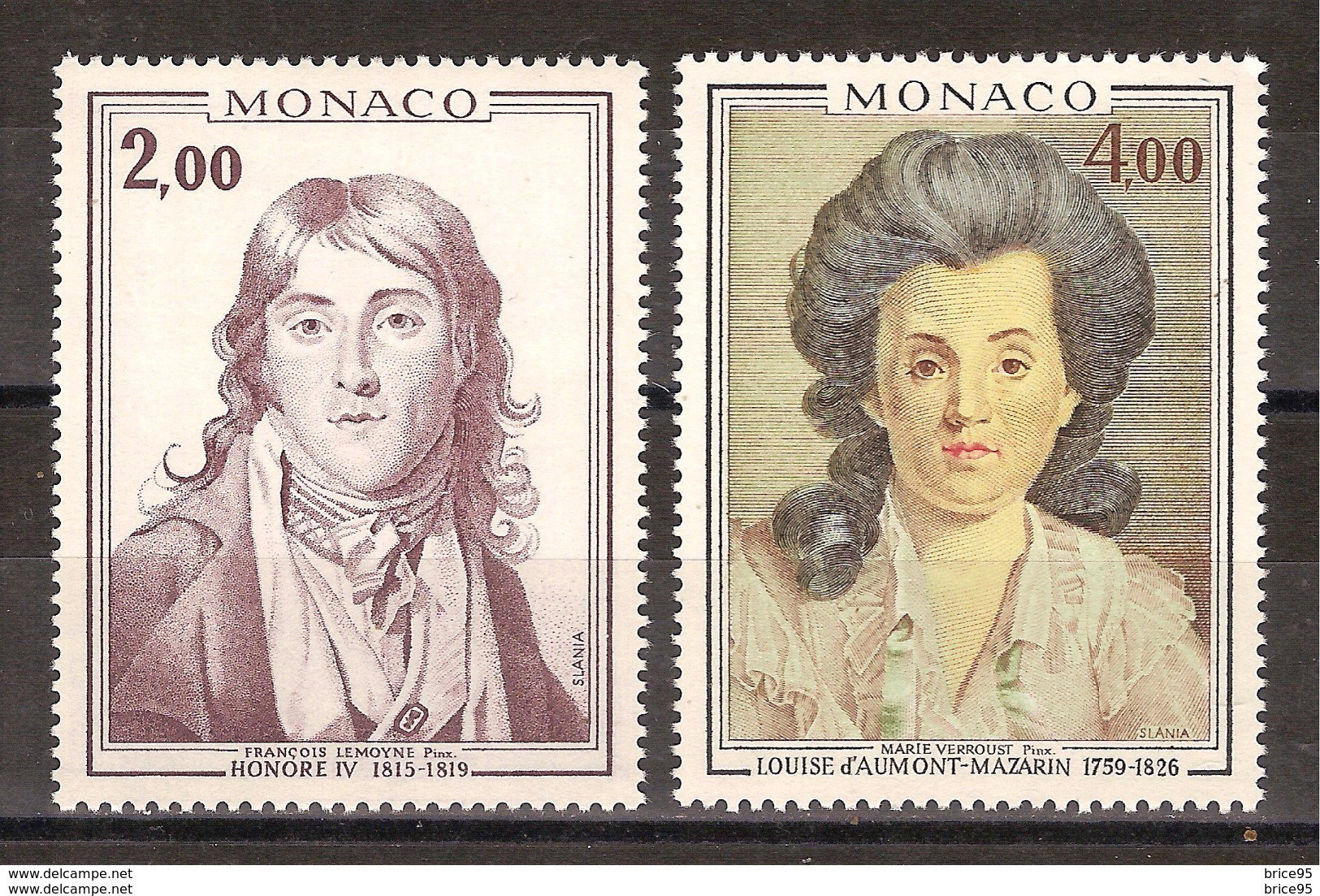 Monaco - Yt N° 1065 à 1066 ** - Neuf Sans Charnière - 1976 - Neufs