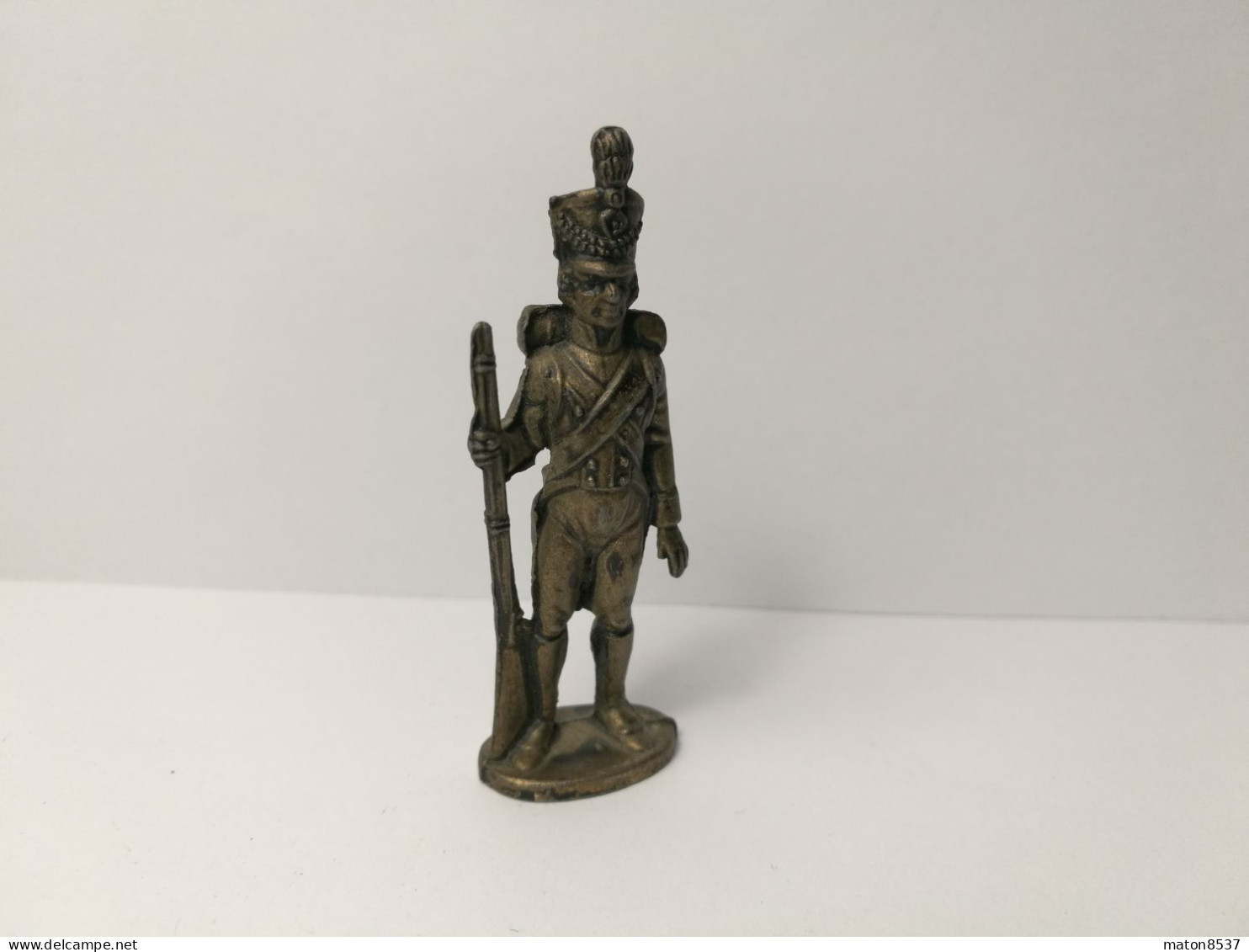 Kinder : Soldaten 18 - 19 Jahrhundert 1979 - Grenadier - Italien  1810 - Messing - Ohne Kennung - Maxi Figuren 50 Mm - 5 - Metallfiguren