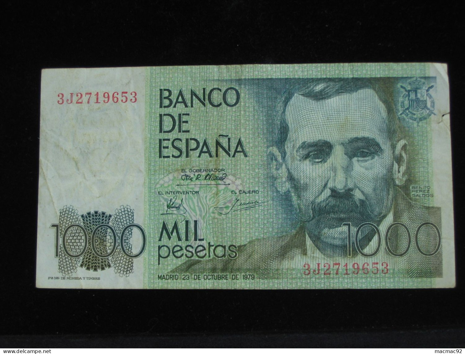 ESPAGNE - 1000 Mil Pesetas 1979 -  Banco De ESPANA   **** ACHAT IMMEDIAT **** - [ 4] 1975-… : Juan Carlos I