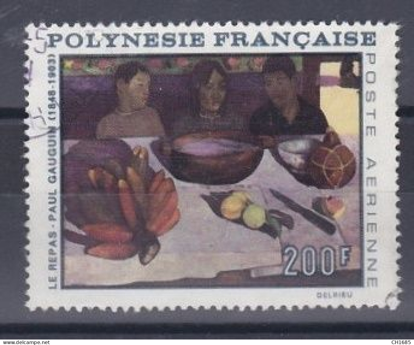 Polynésie : PA 25  Gauguin Le Repas Oblitéré - Gebruikt