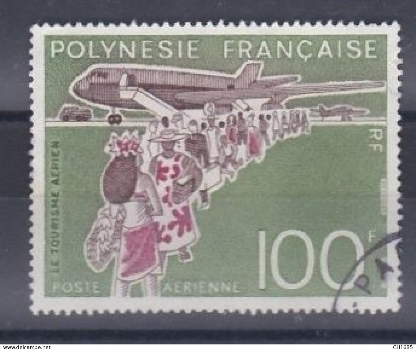 Polynésie : PA 91 Le Tourisme Aérien Oblitéré - Used Stamps