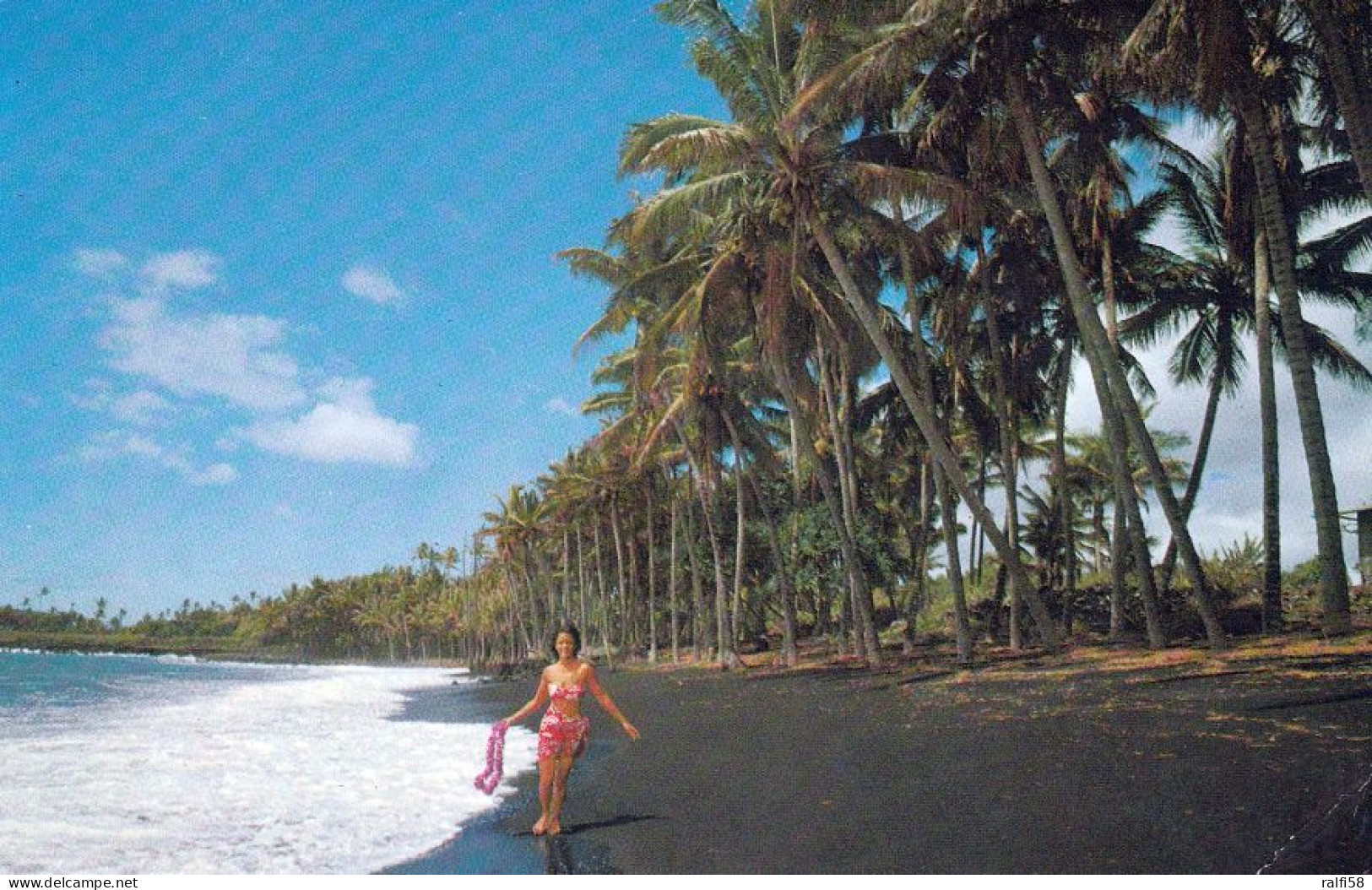 1 AK Hawaii Big Island * Black Sand Beach At Kalapanga * - Big Island Of Hawaii