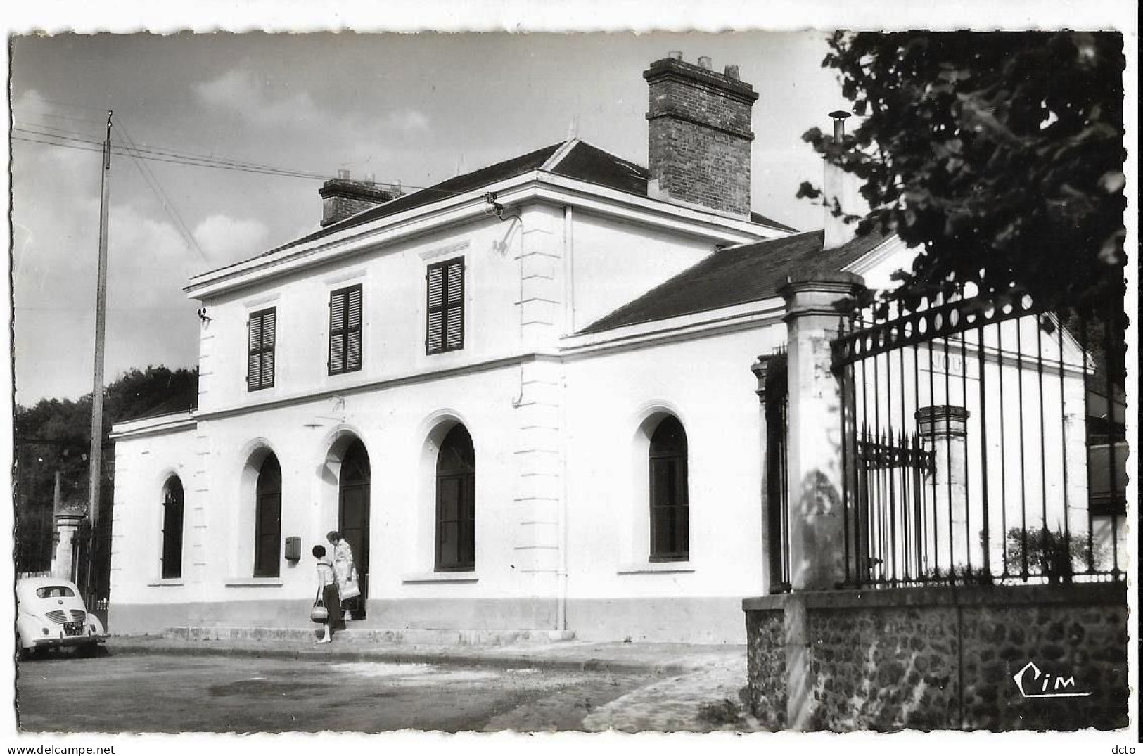 JOUY  (28) La Gare (Vue Aérienne Hic) Cim 15-87 A, Cpsm Pf - Jouy