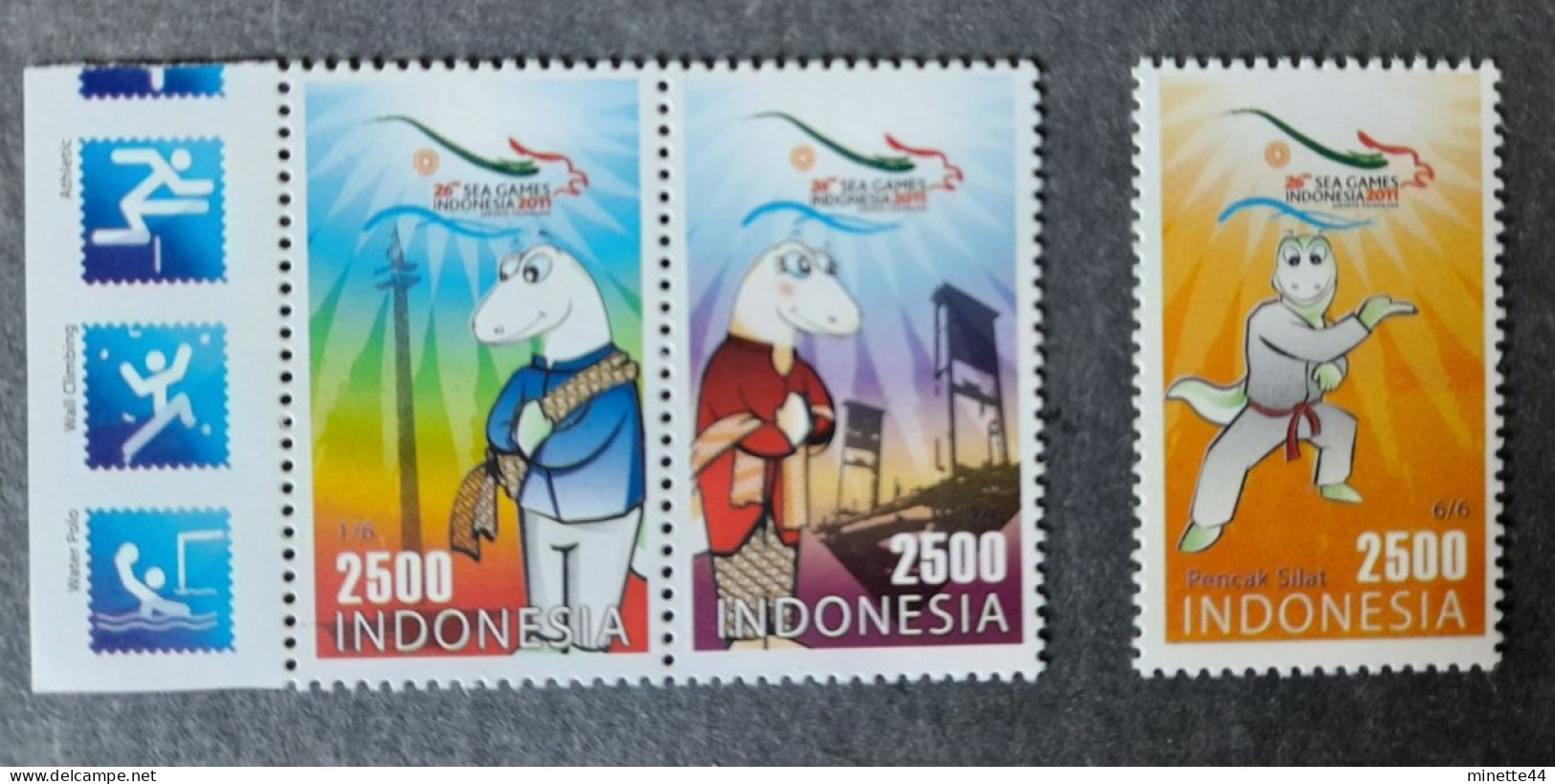 INDONESIE INDONESIA   MNH** 2011 SEA GAMES JEUX - Ohne Zuordnung