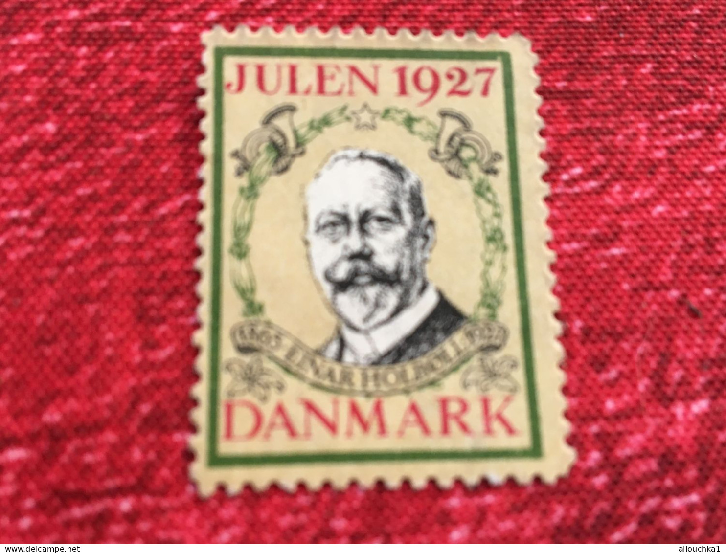 1865/1927-Heinar Holbøll Julen 1927 Danmark Frimærker Vignette Erinnophilia-Timbre Vignette[E]Stamp-Sticker-Viñeta-Bollo - Ongebruikt