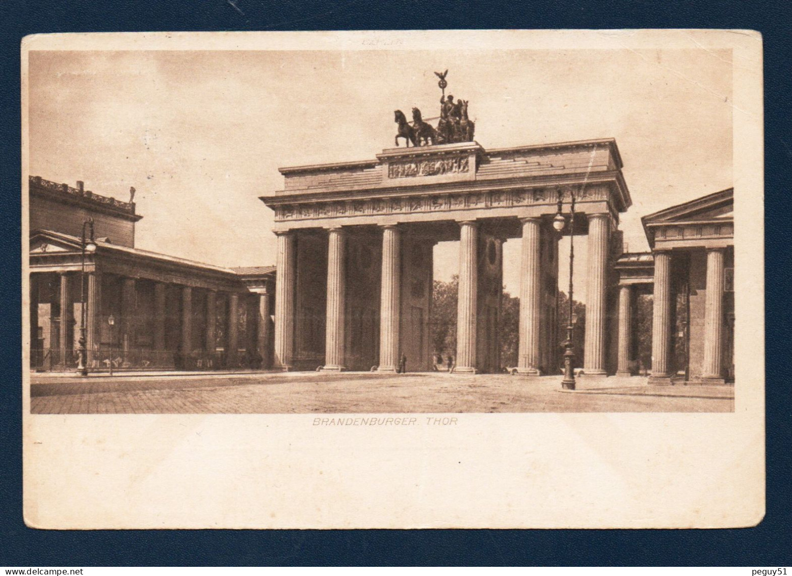 Allemagne. Berlin. Brandenburger Tor. 1900 - Brandenburger Deur