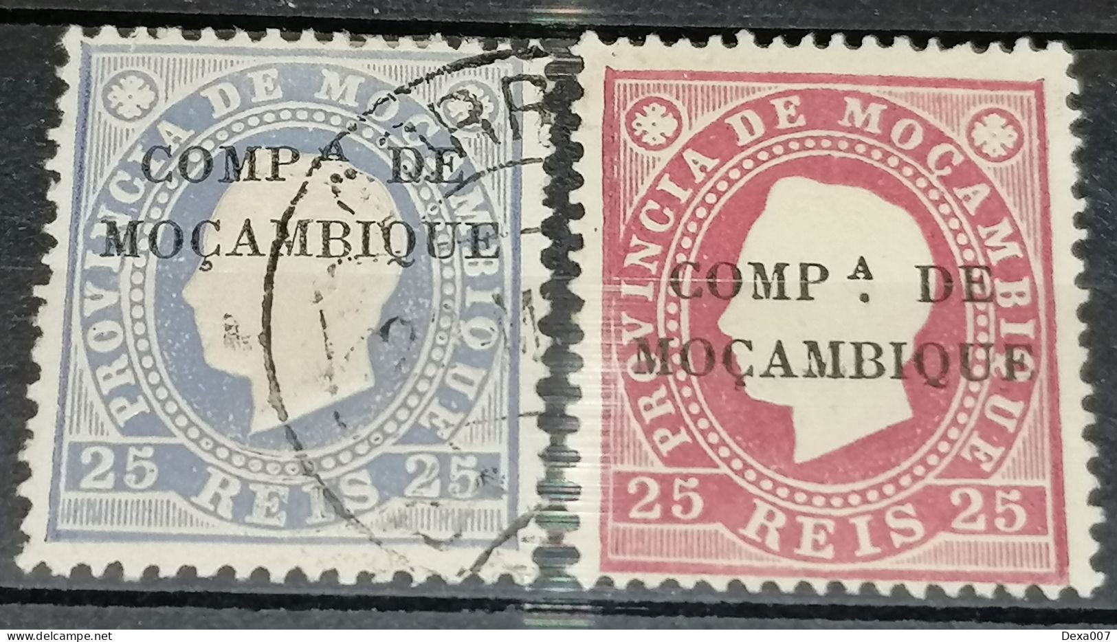 Mozambique Company 25r 1892 Different Colors - Collections (sans Albums)