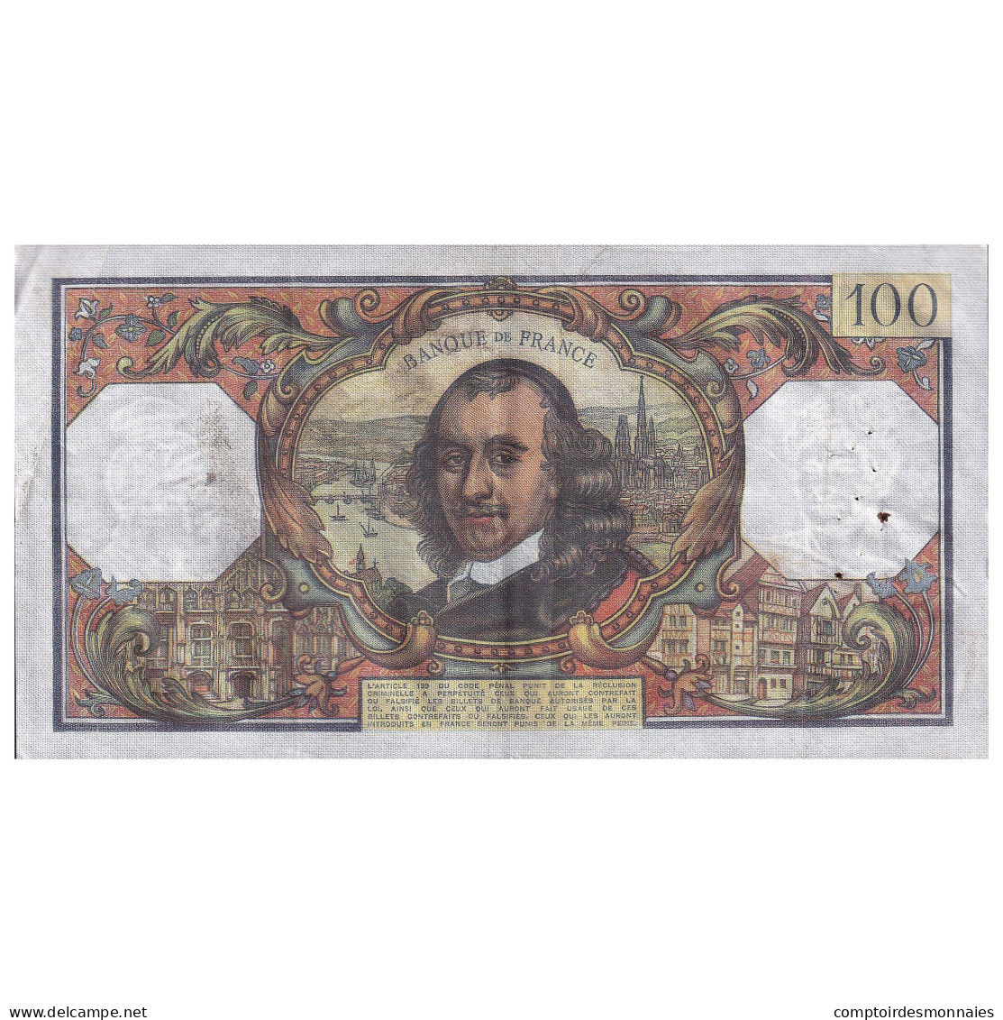 France, 100 Francs, Corneille, 1976, M.910, TTB, Fayette:65.51, KM:149f - 100 F 1964-1979 ''Corneille''