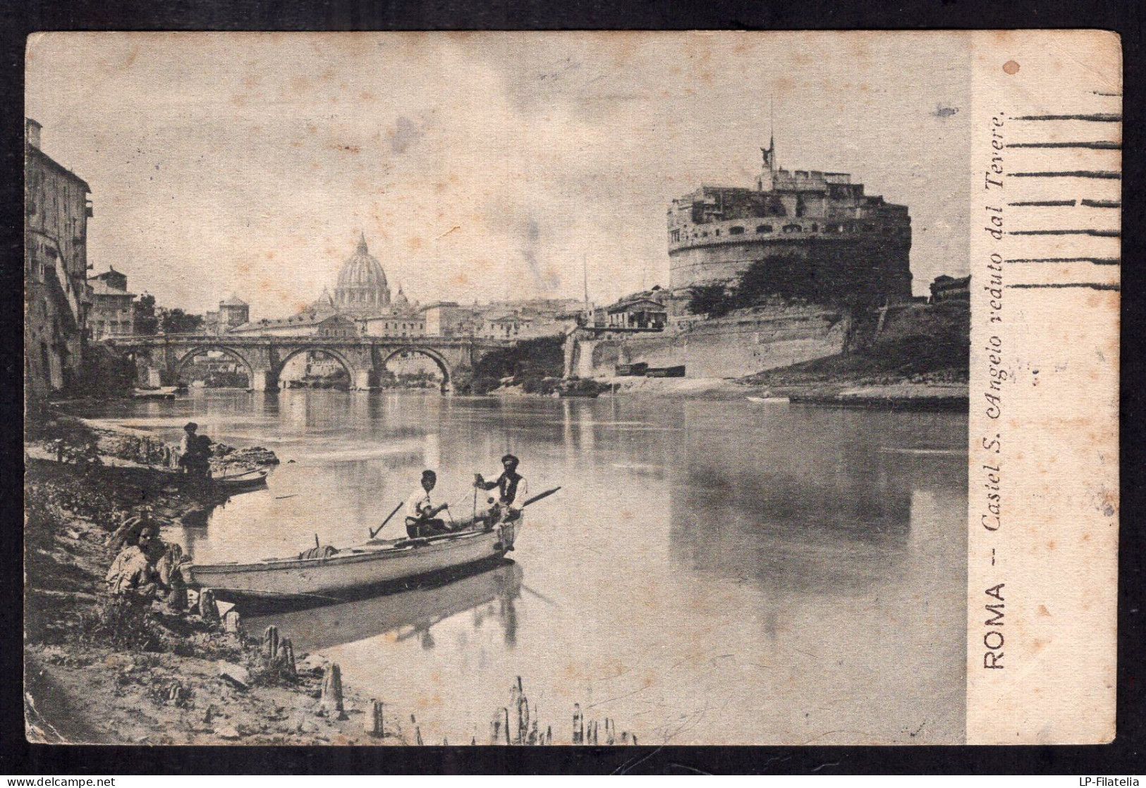 Italy - 1905 - Roma - Castel S. Angelo Veduto Del Tevere - Castel Sant'Angelo