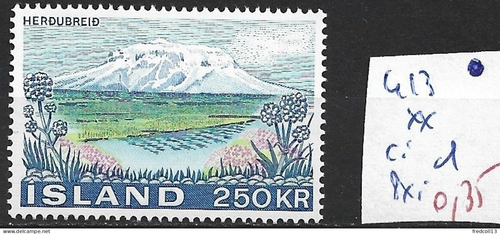 ISLANDE 413 ** Côte 1 € - Ungebraucht