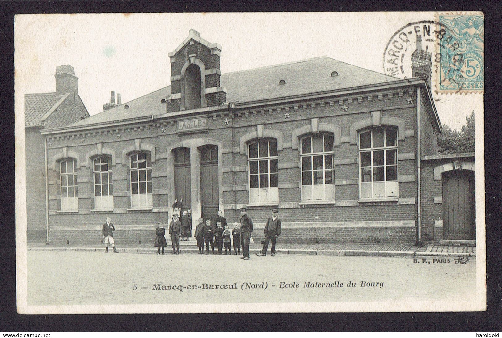 CPA 59 - MARCQ EN BAROEUL - ECOLE MATERNELLE DU BOURG - Marcq En Baroeul