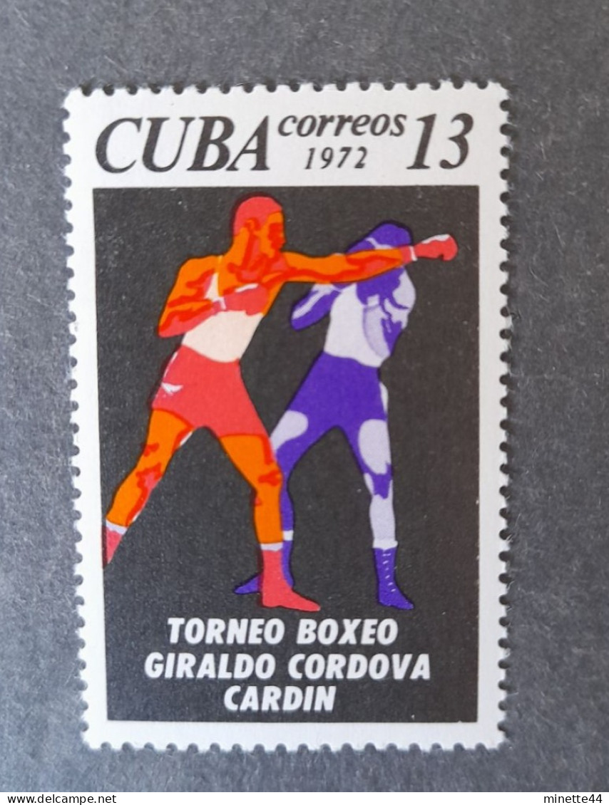 CUBA 1972 MNH** BOXE BOXING JEUX GAMES - Boxing