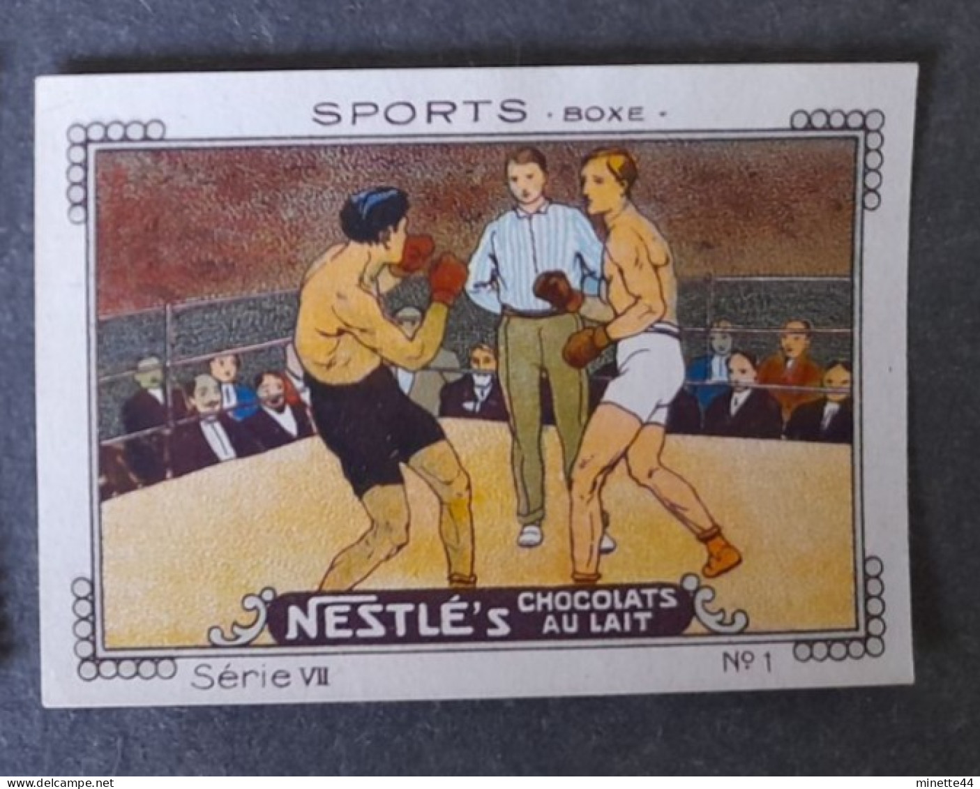 SUISSE NESTLE BOXE BOXING 1900' Imperf Nd - Pugilato