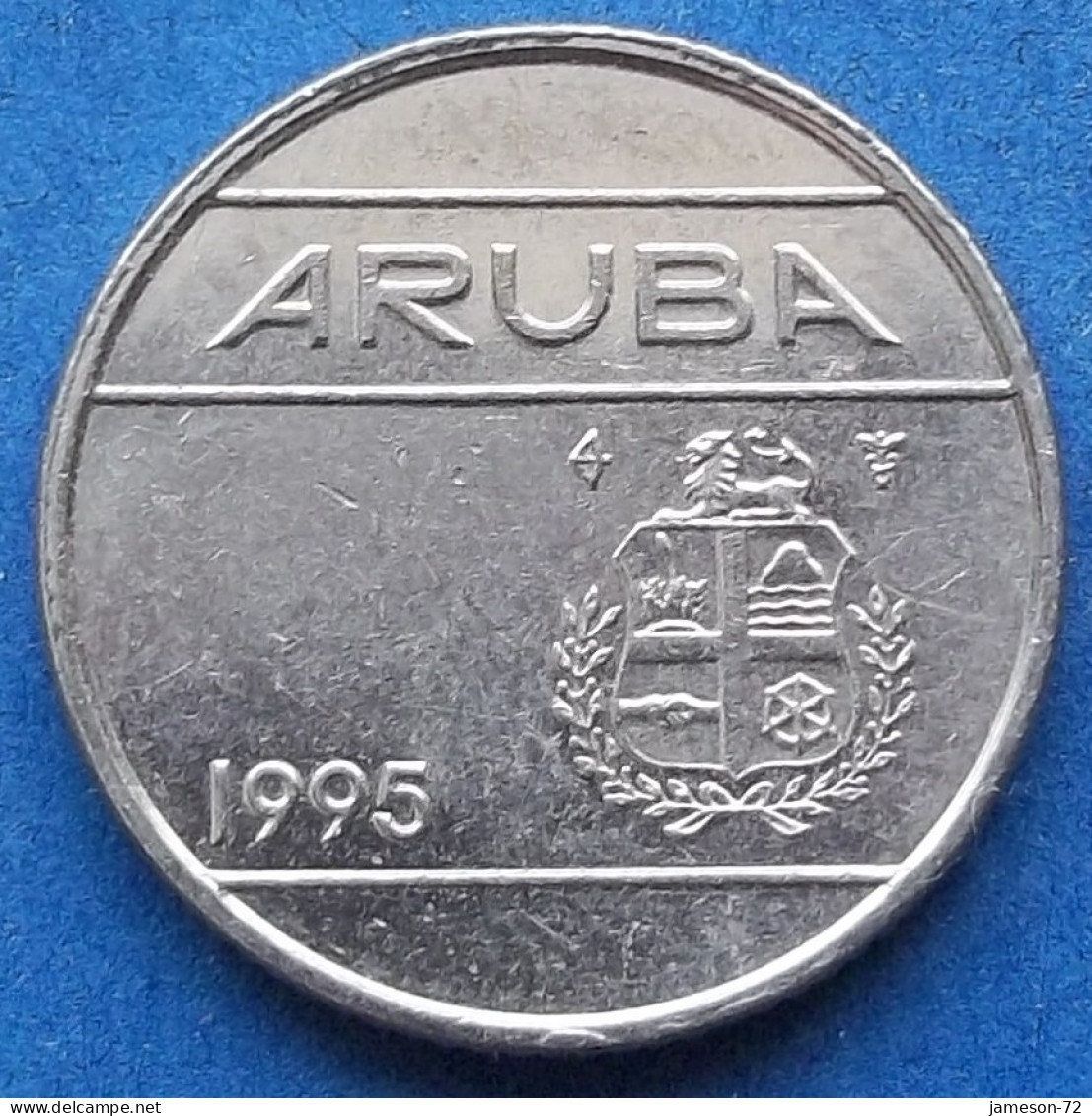 ARUBA - 10 Cents 1995 KM# 2 Dutch State "Status Aparte" Decimal Coinage - Edelweiss Coins - Aruba