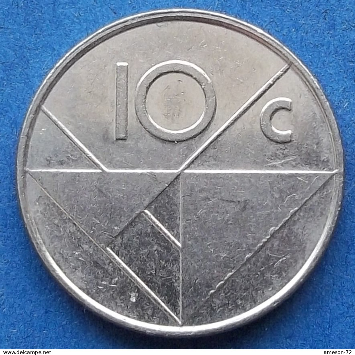 ARUBA - 10 Cents 1995 KM# 2 Dutch State "Status Aparte" Decimal Coinage - Edelweiss Coins - Aruba
