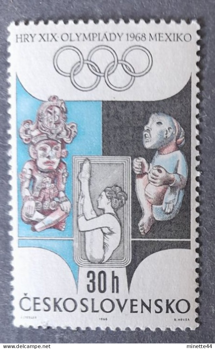 CESKOSLOVENSKO MNH** 1968 PLONGEON DIVING NATATION  JEUX GAMES - Natation