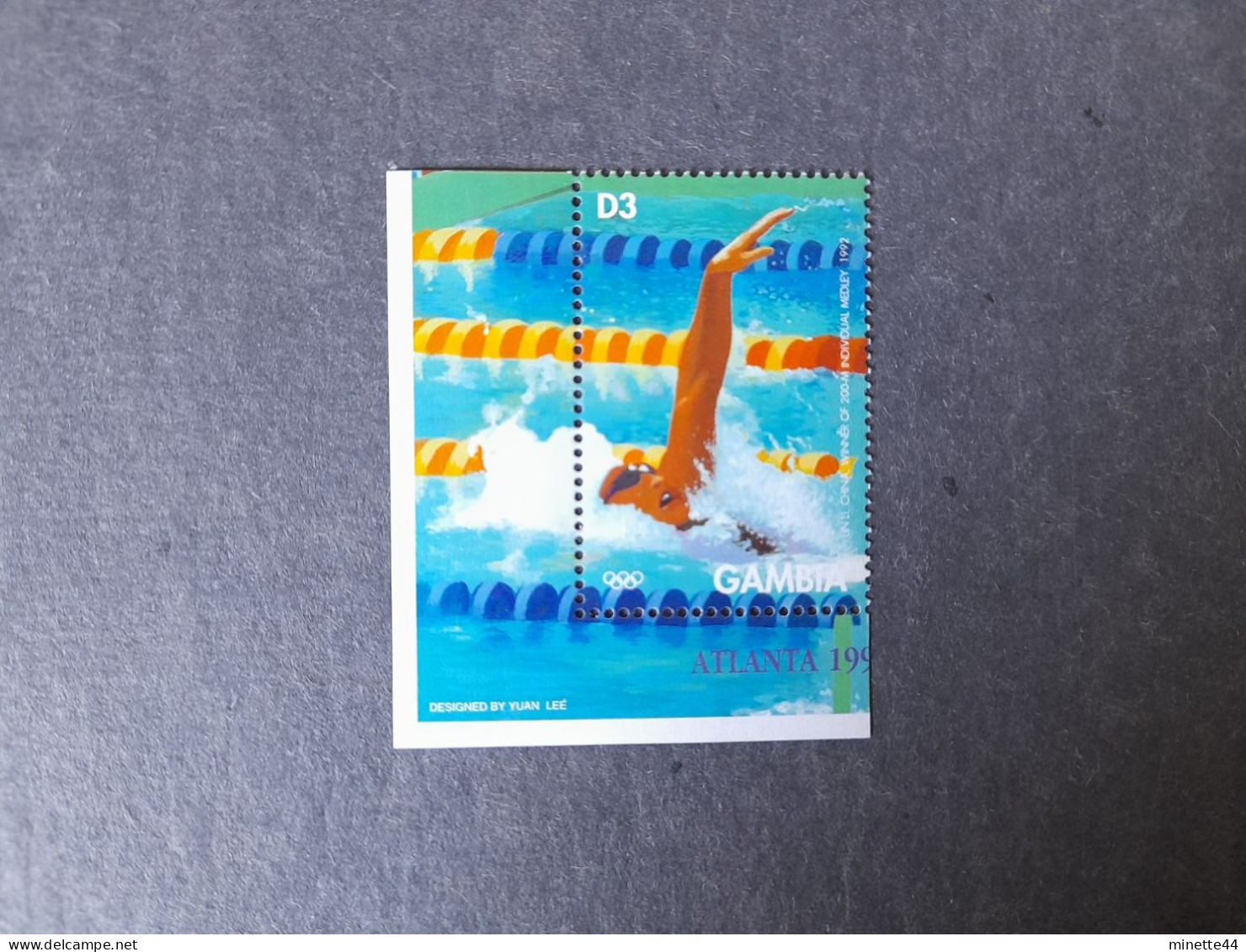 GAMBIE GAMBIA MNH** 1996 PLONGEON DIVING NATATION  JEUX GAMES - Swimming