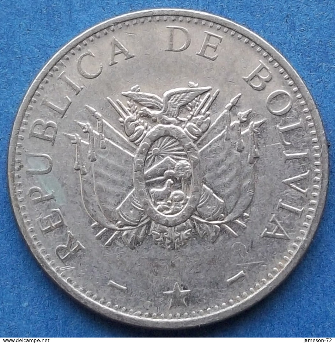 BOLIVIA - 20 Centavos 2001 KM# 203 Monetary Reform (1987) - Edelweiss Coins - Bolivie