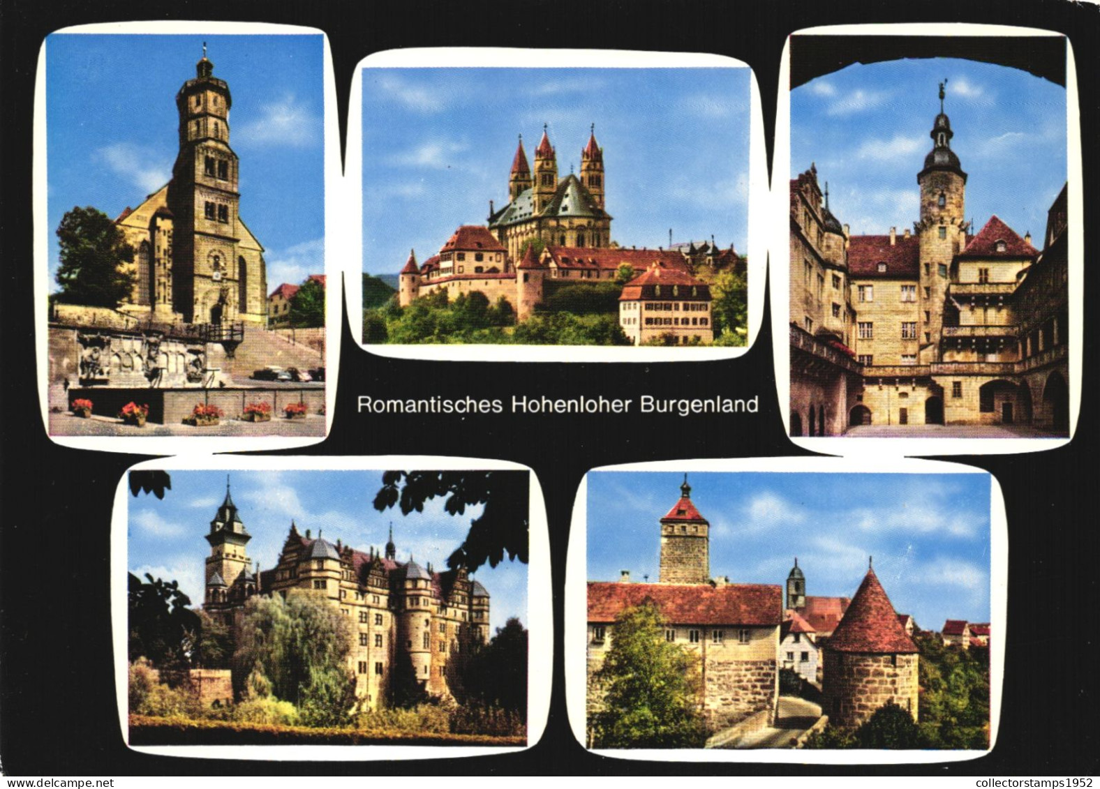 BURGENLAND, SAXONY ANHALT, MULTIPLE VIEWS, ARCHITECTURE, TOWER, CASTLE, GERMANY, POSTCARD - Burgenland