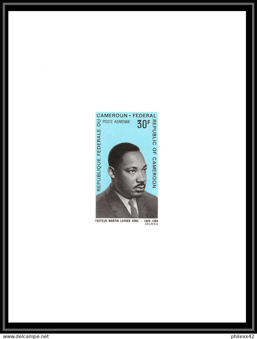 0060a Bloc Collectif Non Dentelé Imperf ** MNH ** Cameroun 123/127 Martin Luther King  - Martin Luther King