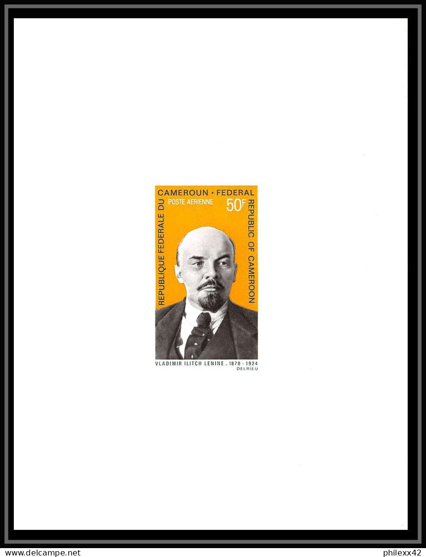 0061 Epreuve De Luxe Deluxe Proof Cameroun Poste Aerienne PA N°150 Lenine Lenin TB  - Lénine