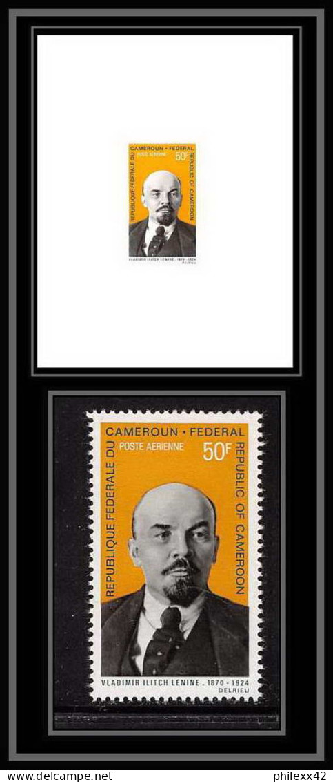 0061 Epreuve De Luxe Deluxe Proof Cameroun Poste Aerienne PA N°150 Lenine Lenin TB + Timbre - Lenin