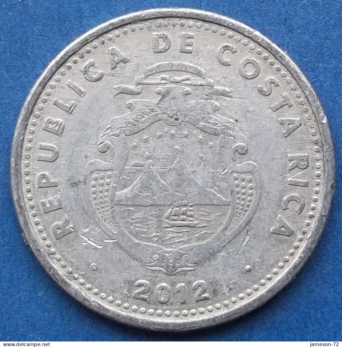 COSTA RICA - 10 Colones 2012 KM# 228b Monetary Reform (1920) - Edelweiss Coins - Costa Rica