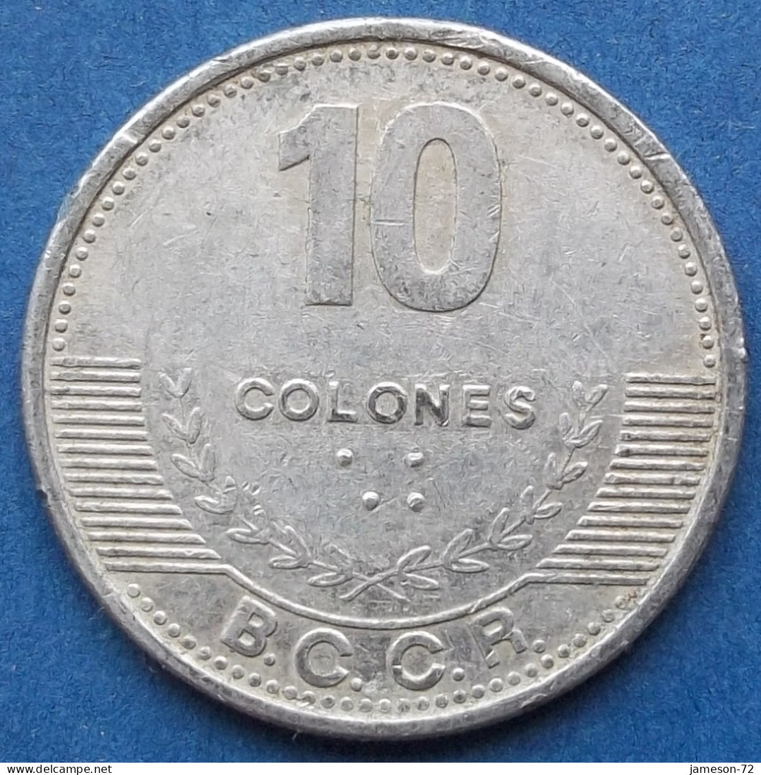 COSTA RICA - 10 Colones 2012 KM# 228b Monetary Reform (1920) - Edelweiss Coins - Costa Rica
