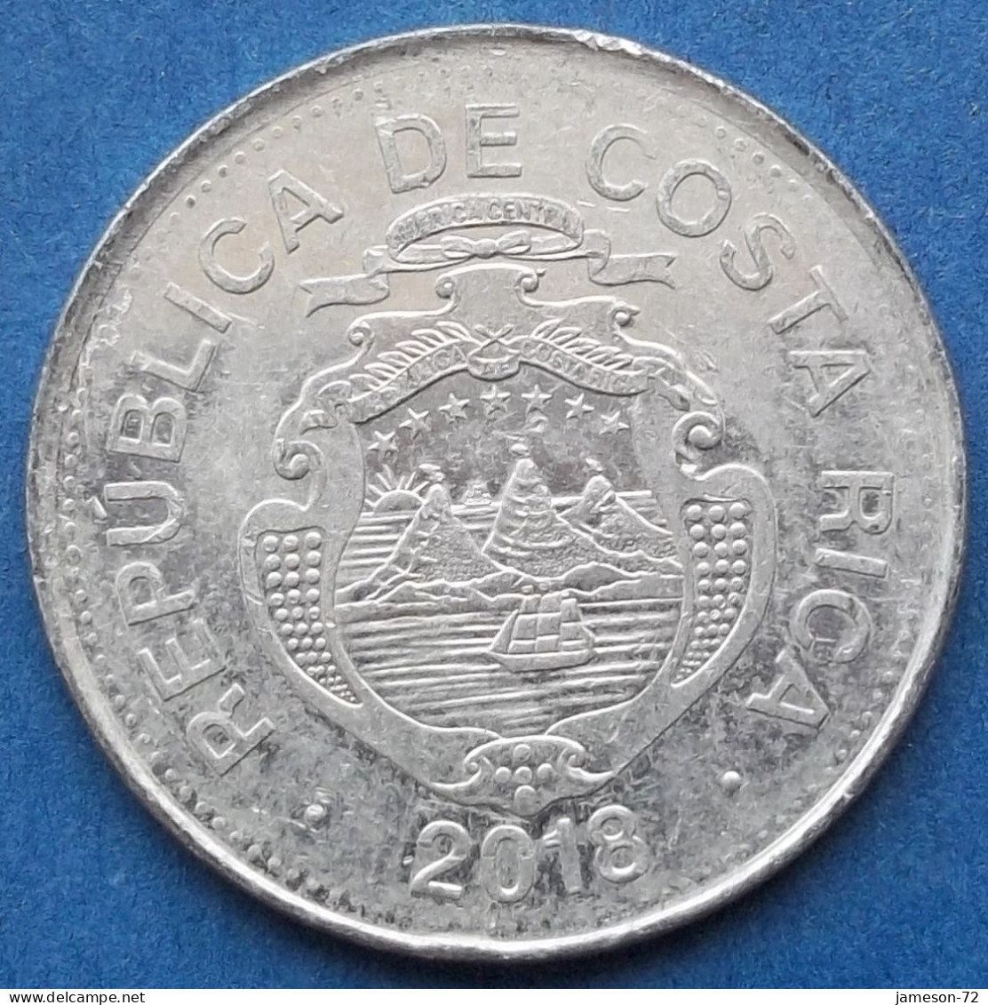 COSTA RICA - 10 Colones 2018 KM# 228b Monetary Reform (1920) - Edelweiss Coins - Costa Rica