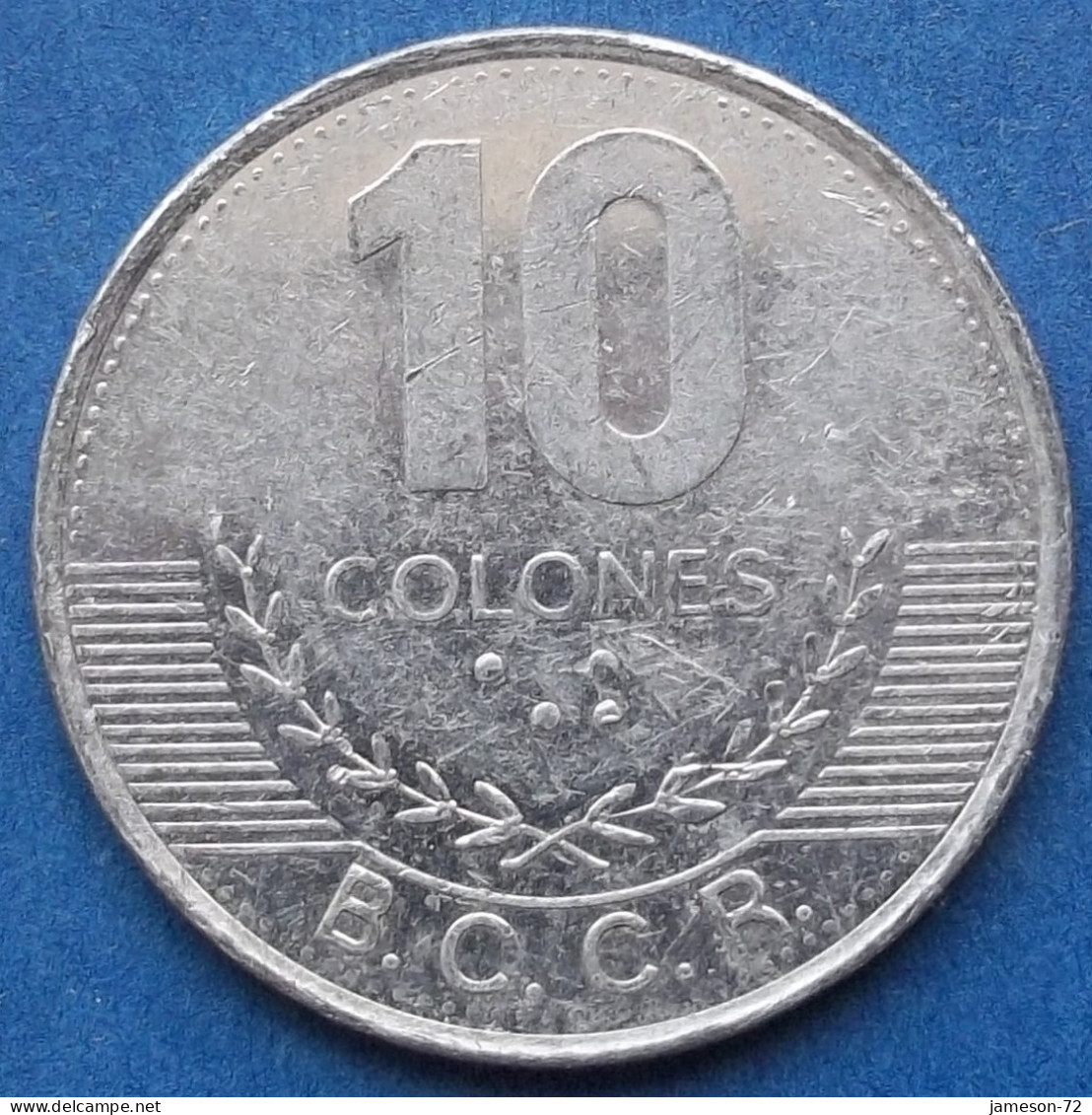 COSTA RICA - 10 Colones 2018 KM# 228b Monetary Reform (1920) - Edelweiss Coins - Costa Rica