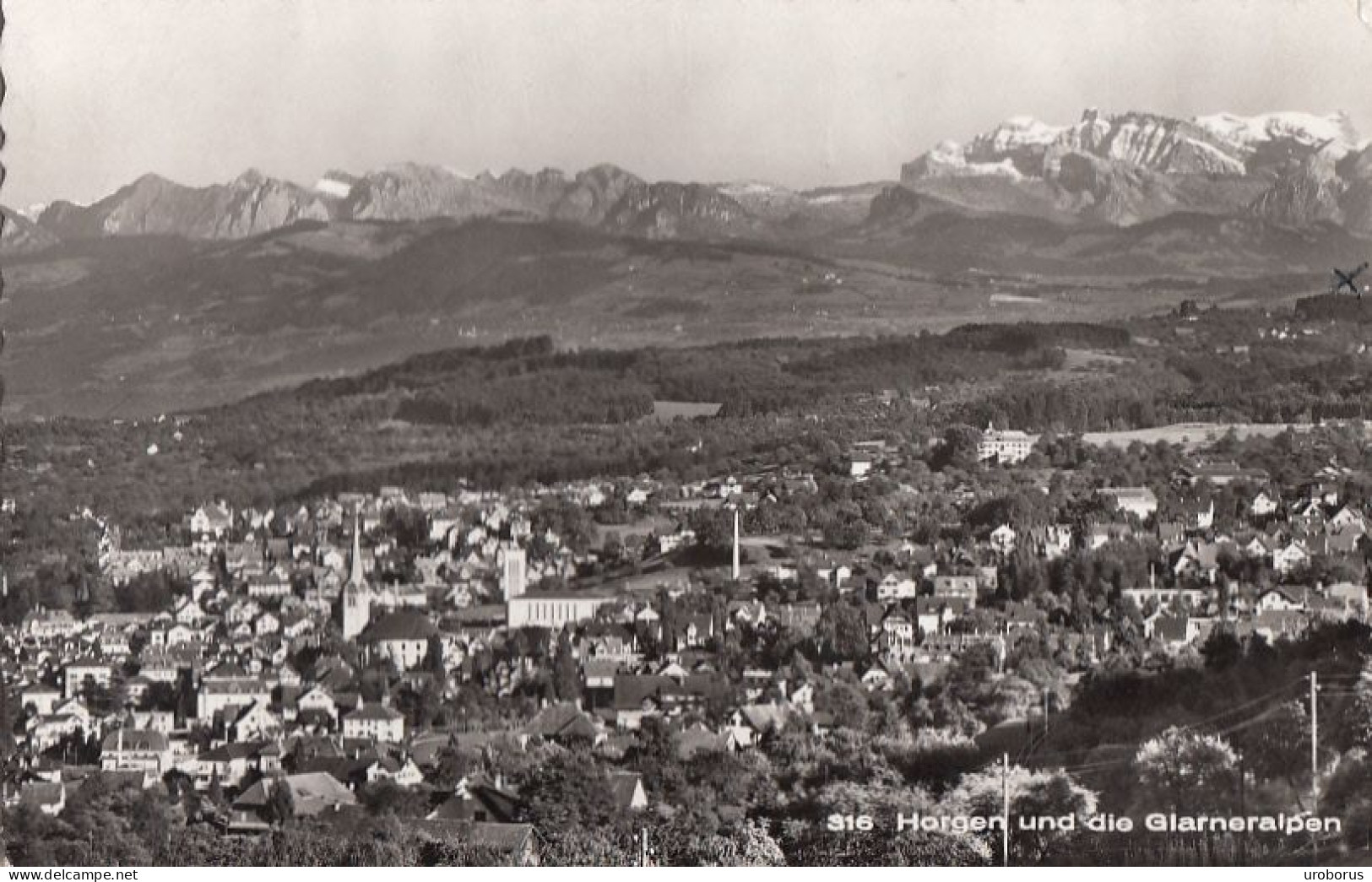 SWITZERLAND - Horgen Und Die Glarneralpen 1957 - Horgen