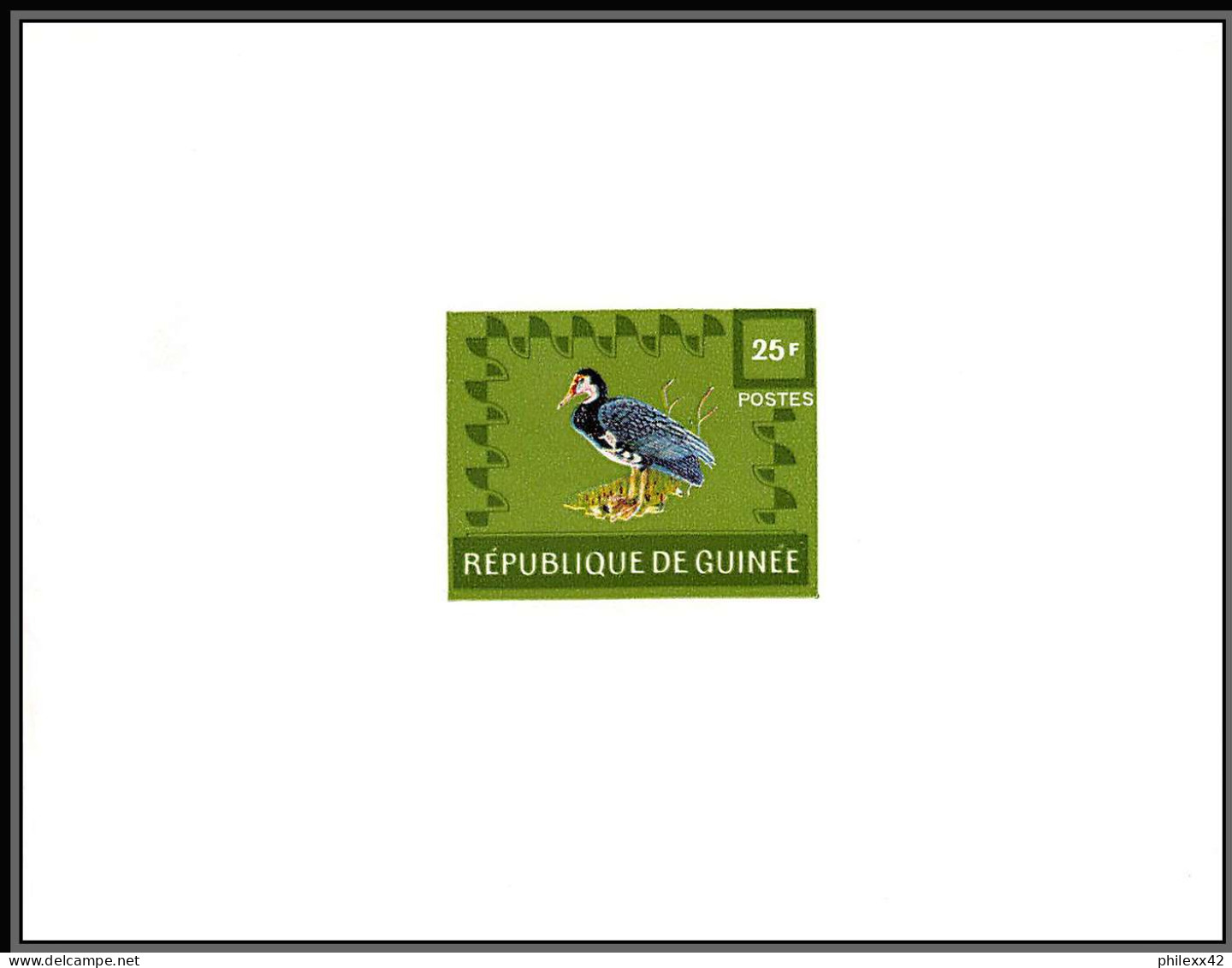 2115 Canard Duck Oiseaux (birds Bird) 1962 Guinée Guinea épreuve De Luxe Deluxe Proof TTB  - Ducks