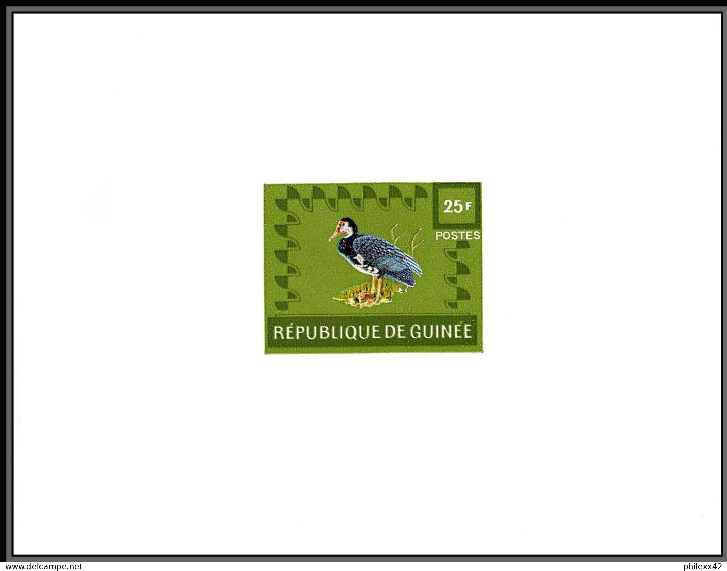 2114 Canard Duck Oiseaux (birds Bird) 1962 Guinée Guinea épreuve De Luxe Deluxe Proof TTB  - Entenvögel