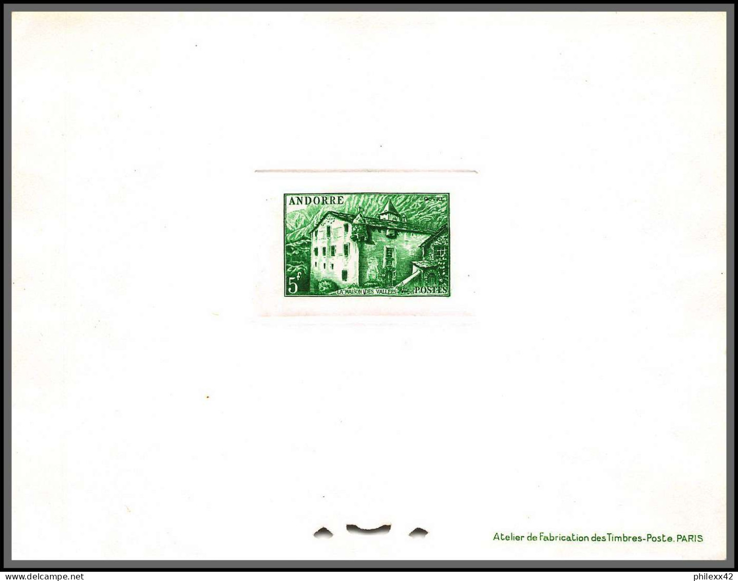 Andorre (Andorra) N°123 Maison Des Vallées épreuve De Luxe (deluxe Proof) - Nuevos