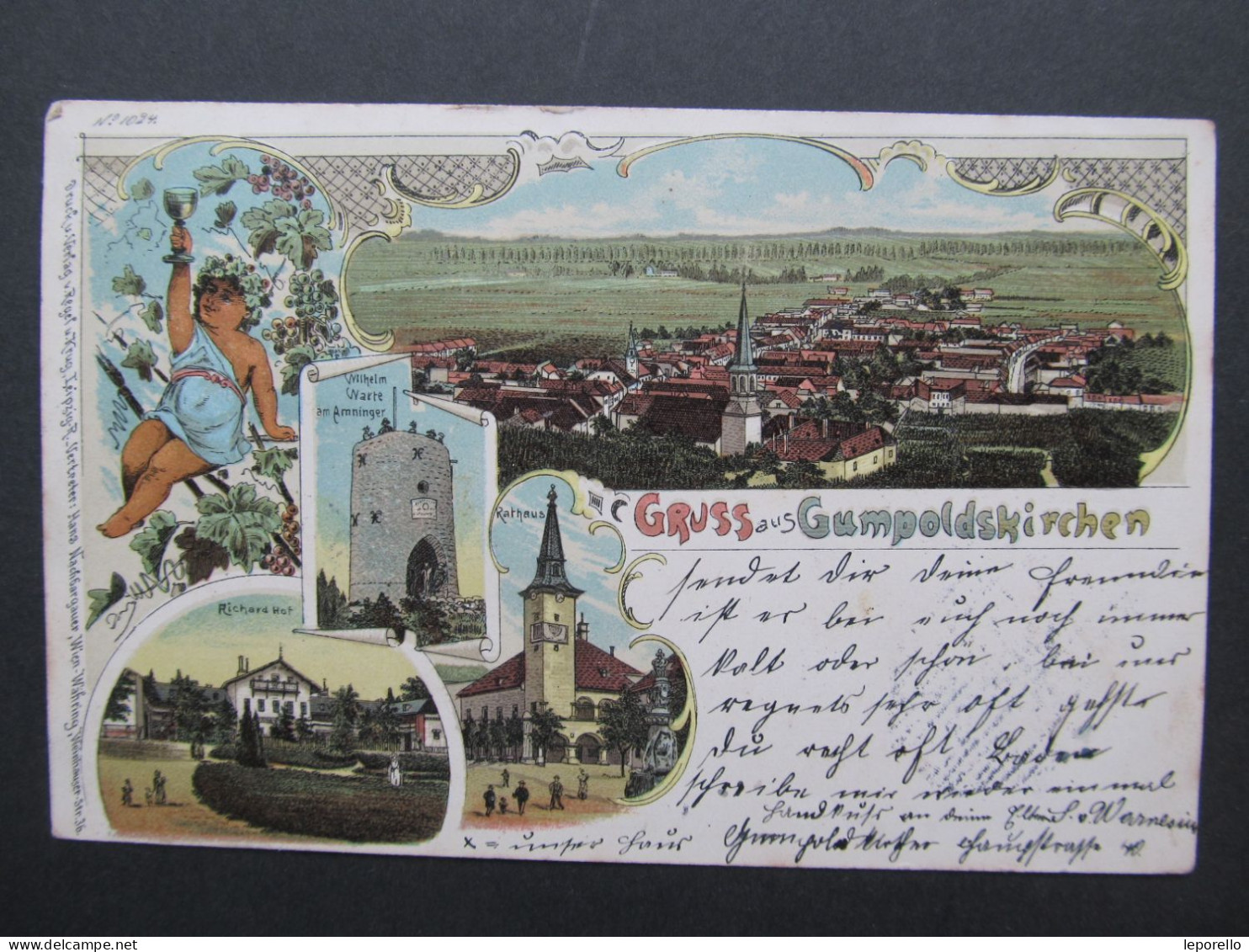 AK GUMPOLDSKIRCHEN B. Mödling Litho 1902  // D*27647 - Mödling