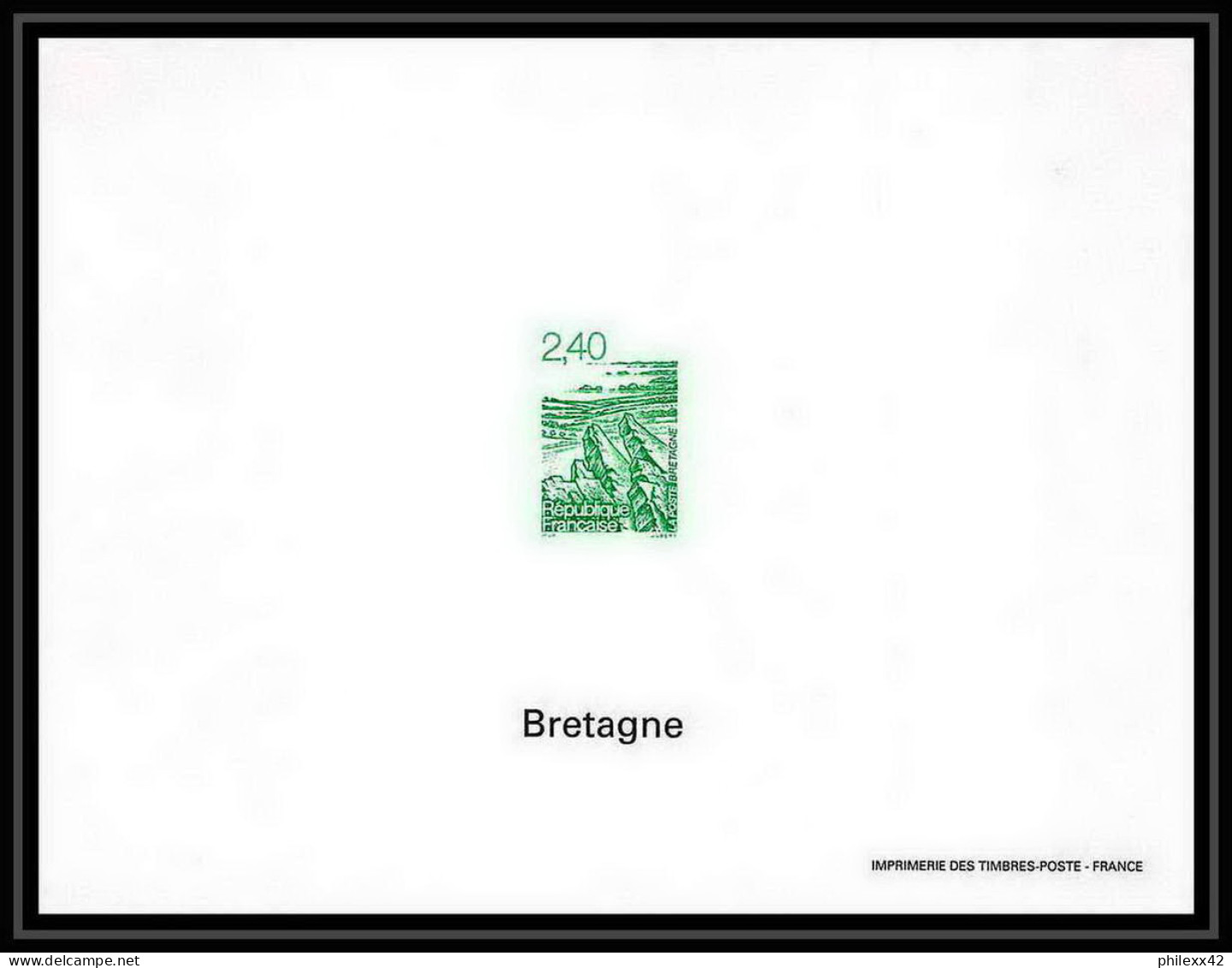 France - Bloc BF N°2949/2952 Bretagne Vosge Camargue Auvergne DISCOUNT Cote 450 Non Dentelé ** MNH Imperf Deluxe Proof - 2011-2020