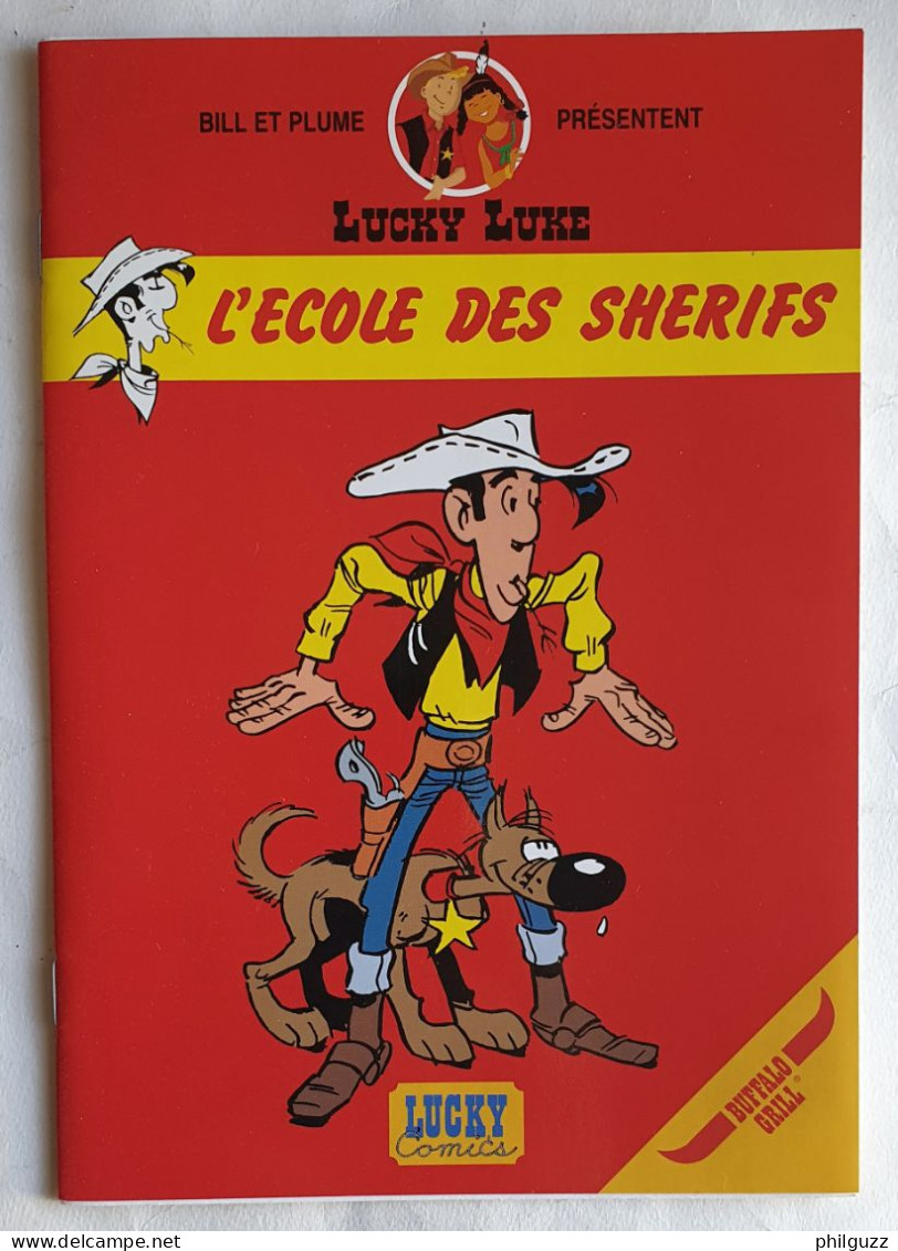 MINI BD PUBLICTAIRE BUFFALO GRILL LUCKY LUKE L' ECOLE DES SHERIFS 2002 - Lucky Luke