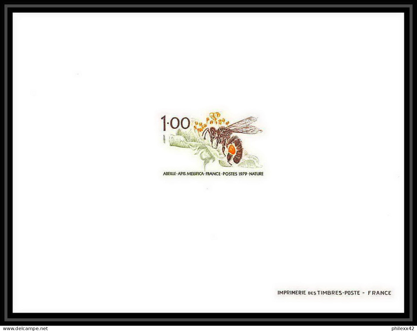 France - N°2039 Abeille Insecte (insect) Bee Apis Mellifica épreuve De Luxe (deluxe Proof) - Abeilles