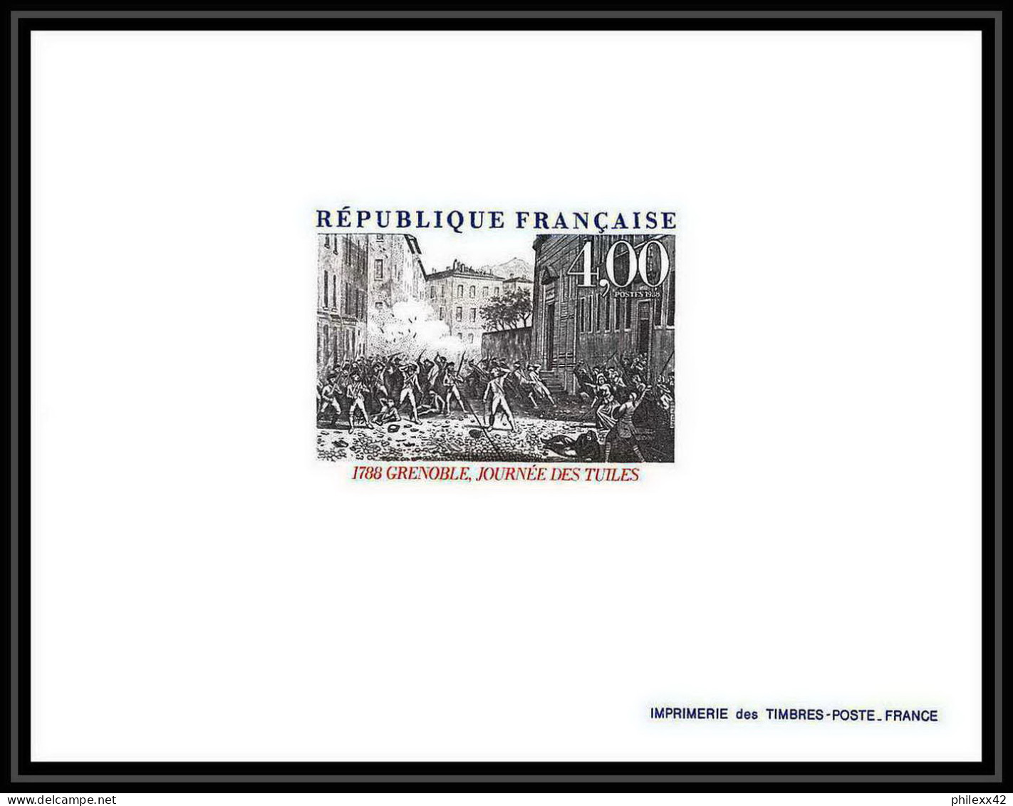 France - N°2537 / 2538 2538A Bicentenaire De La Révolution Philexfrance 89 épreuve De Luxe (deluxe Proof) - Rivoluzione Francese