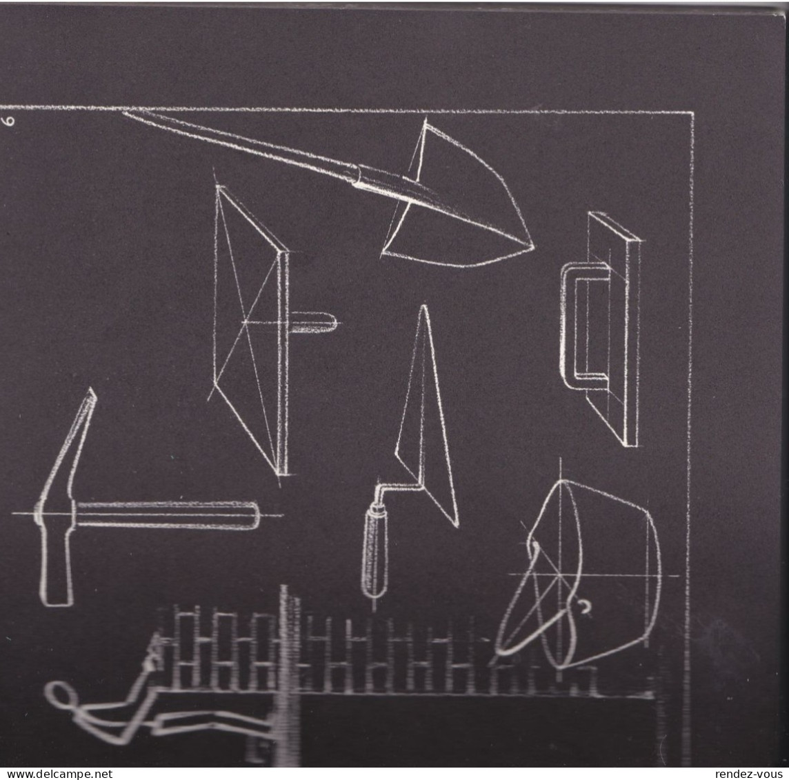 L.  -  Manuale Didattico " Il Disegno Alla Lavagna " ,  Autrice  Emma Trapani  -  60  Tavole  -   Ediz. Sansoni, Firenze - Other & Unclassified