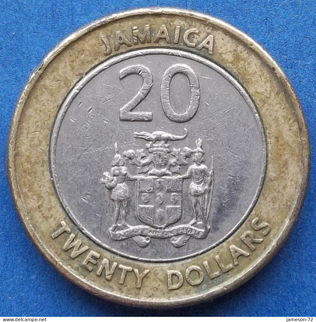 JAMAICA - 20 Dollars 2001 "Marcus Garvey" KM# 182 Decimal Coinage - Edelweiss Coins - Jamaica