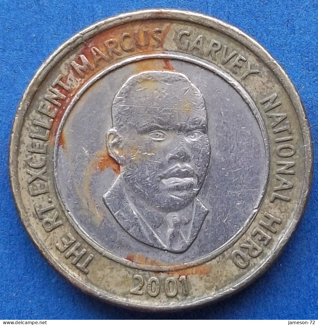 JAMAICA - 20 Dollars 2001 "Marcus Garvey" KM# 182 Decimal Coinage - Edelweiss Coins - Jamaique