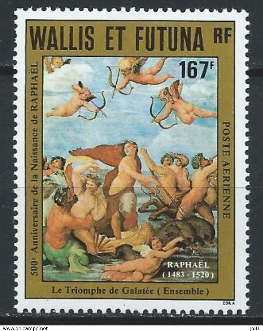 Wallis Et Futuna YT PA 129 Neuf Sans Charnière - XX - MNH Art Peinture Raphael - Nuevos