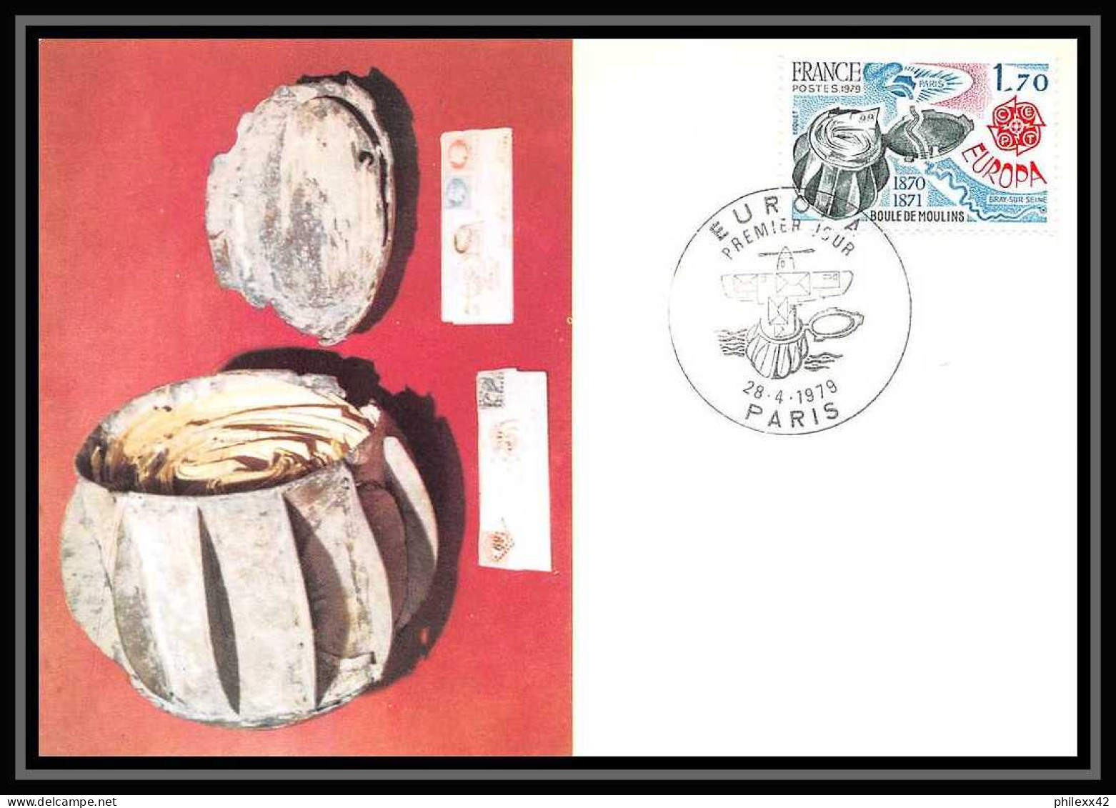 3603/ Carte Maximum (card) France N°2046/2047 Europa 1979 Fdc Edition Cef 1979 - 1979