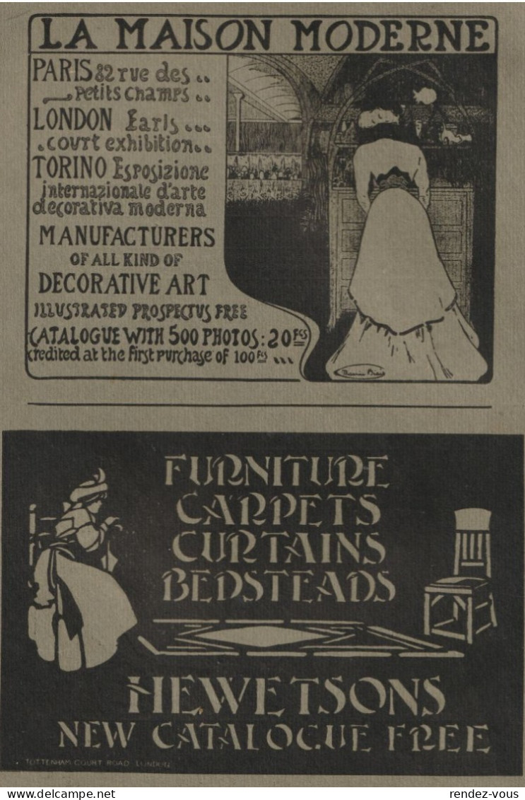 L.  -  Rivista Inglese  " The Studio "  -  Agosto  1902  ,  Vol.  26  , No.  113 - Schöne Künste