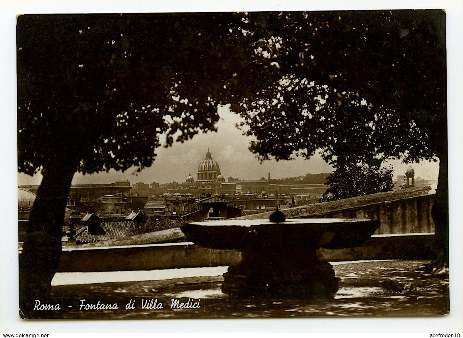 Italie - Lazio - Roma - Fontana Di Villa Medici - Panoramic Views