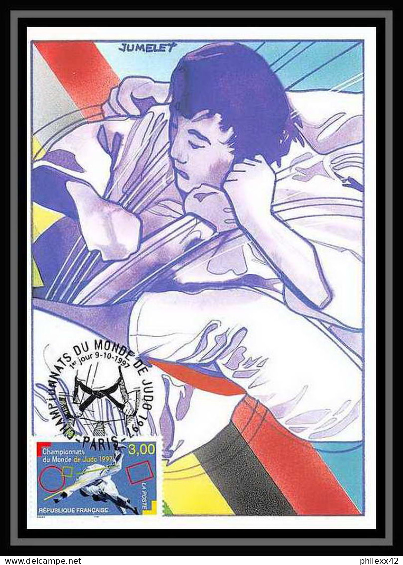 4940/ Carte Maximum (card) France N°3111 Championnats Du Monde De Judo 1997 édition Cef Fdc  - Judo