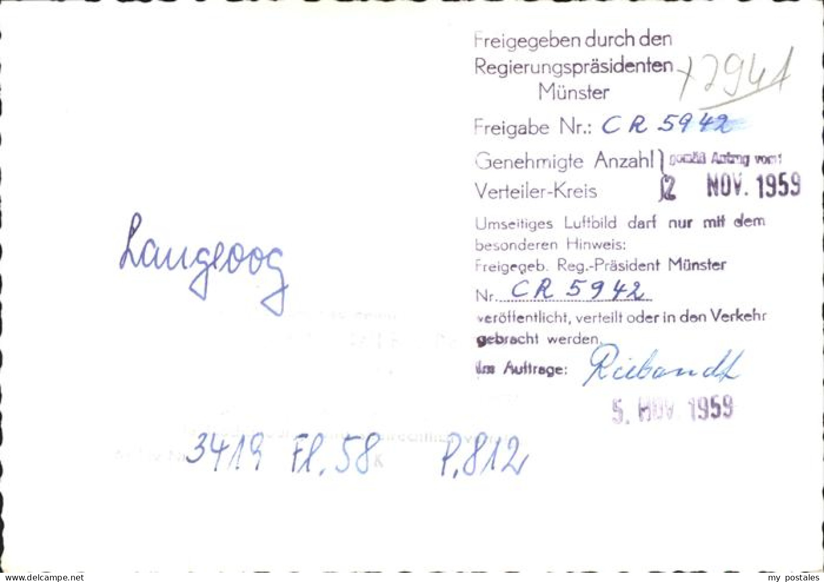 41251619 Langegeoog Fliegeraufnahme Langegeoog - Wittmund