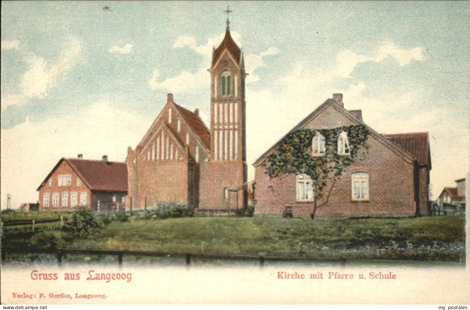 41251506 Langegeoog Kirche Pfarre Schule Langegeoog - Wittmund