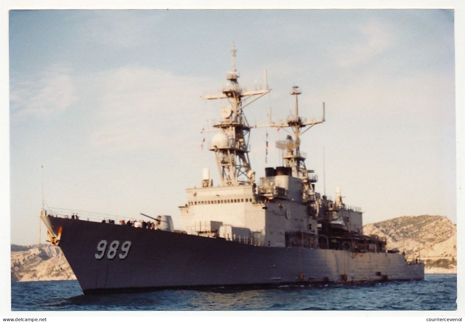 10 Photos Couleur Format Env. 10cm X 15cm - Destroyer USS Deyo (DD 989) - 14/11/1981 - Schiffe